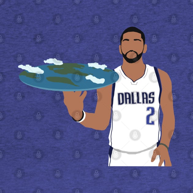 Kyrie Irving Flat Earth (Dallas) by rattraptees